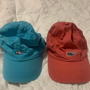 Pair of vineyard vine ball caps